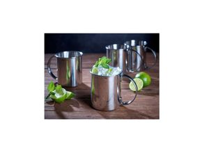 4260238067206 - Moscow Mule Becher Set 4tlg 1000 ml silber