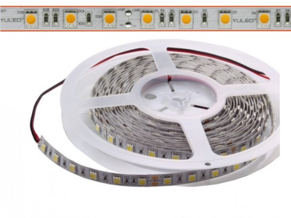 4260238071715 - LED Flex Stripe 5m warmweiß (3270K) 5050 SMD 60 LEDs m 24V IP22