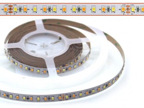 4260238075133 - LED Flex Stripe 5m CCT Weißmischung WW CW 2835 SMD 120 LEDs m SUPER BRIGHT 29