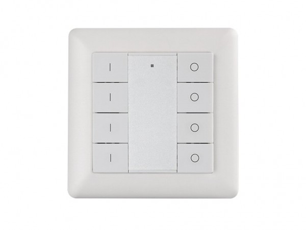 4260238077342 - SR-2402-G4 DALI Wandschalter Dimmer 4 Gruppen 55mm Maß