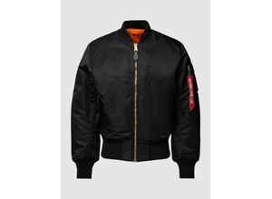 4260241998610 - Bomberjacke in unifarbenem Design Modell MA-1