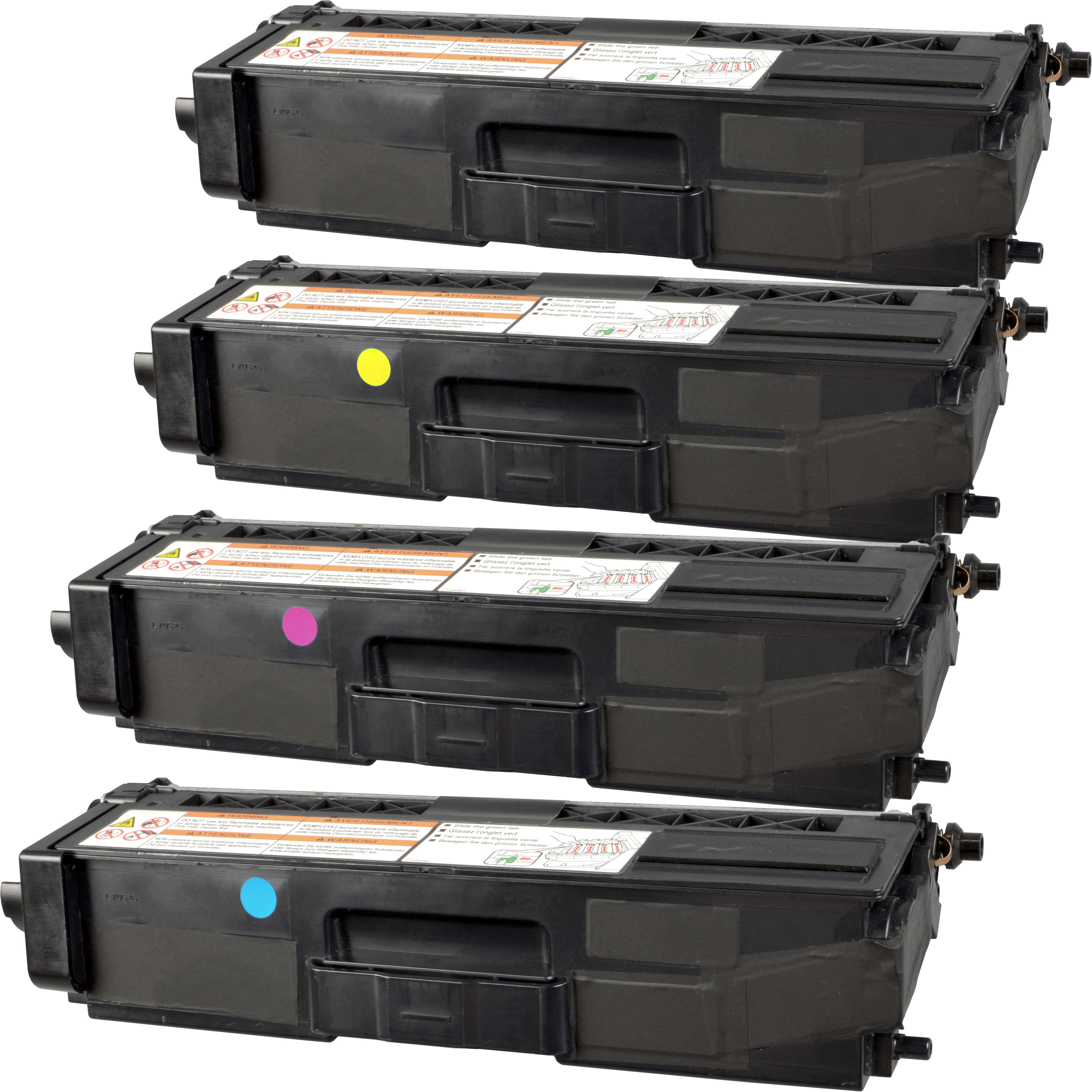 4260244852476 - 4 Toner kompatibel mit Brother TN-325 BK C M Y  4-farbig