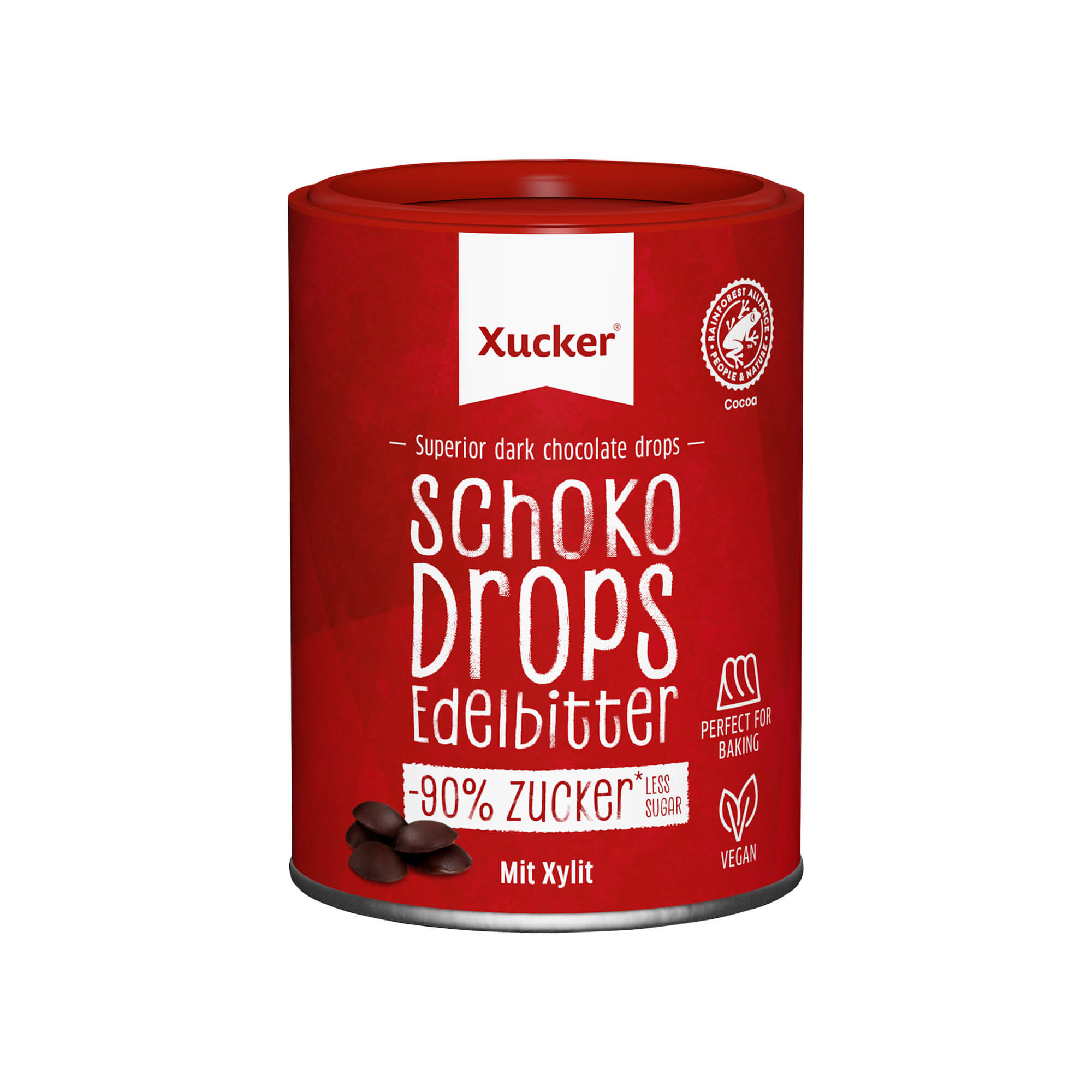 4260248061201 - Xylit Schokodrops Edelbitter 200g