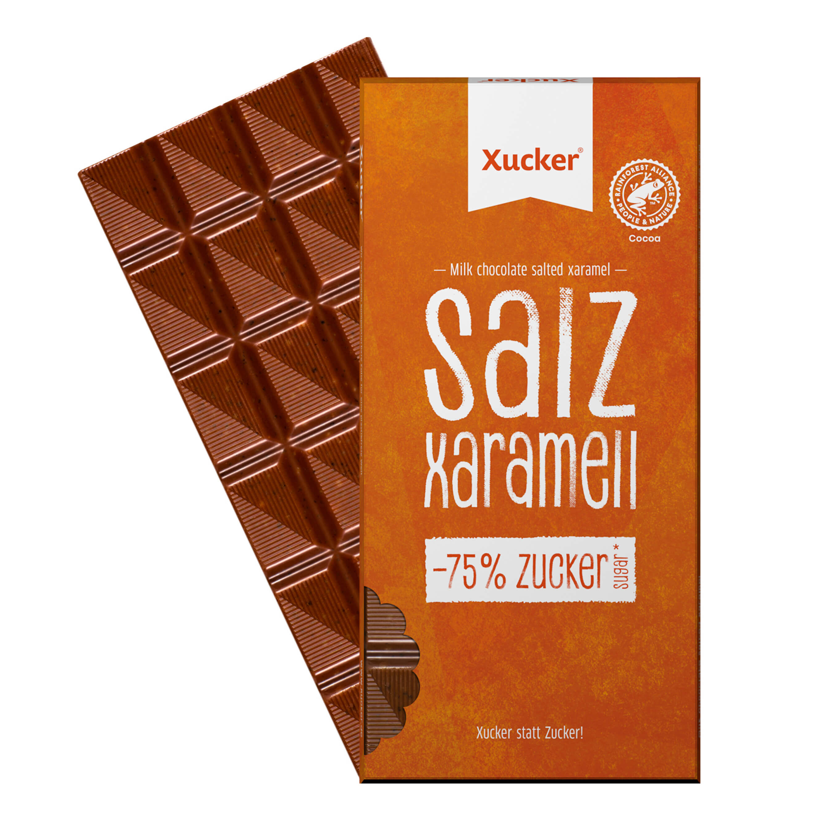 4260248064158 - Xylit Vollmilchschokolade mit Salz und Xaramell 80g