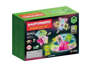 4260255969255 - Magnet-Bausatz MAGFORMERS 279-25 GLOWING CRAFT SET 20-teilig