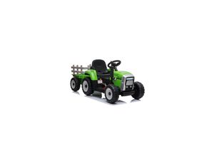 4260259874890 - Kinderfahrzeug Elektro Auto Traktor mit Anhänger 12V7A Akku 2 Motoren