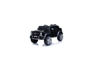 4260259877457 - ES-Toys Elektro Kinderauto Mercedes Maybach G650S Fernbedienung Stoßdämpfer MP3 schwarz