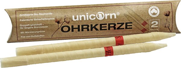 4260263292659 - unicorn Entspannende Ohrkerzen 2 Stü ck 4260263292659 - unicorn Entspannende Ohrkerzen 2 Stü ck