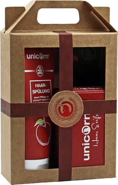 4260263293182 - Geschenk-Set unicorn Haarseife 100g + Spü lung 150ml