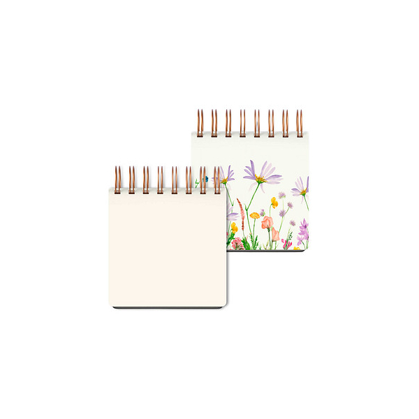 4260269845941 - Notizbuch Mini Blumen ca DIN A6 blanko mehrfarbig Hardcover 100 Seiten 4260269845941 LUMA