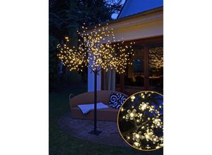 4260273053110 - Led Deko Kirschblüten Baum 250 cm - 600 led - Lichterbaum warm weiß beleuchtet für den Aussenbereich