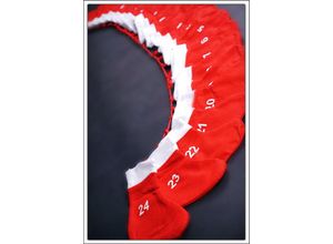 4260273053233 - Spetebo - Advents Kalender 24 Socken - 195cm - Deko Girlande Kette zum Hängen Weihnachten