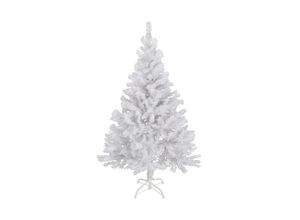 4260273053264 - Spetebo - Künstlicher Weihnachtsbaum groß - 180 cm   weiß - Kunst Tannenbaum Christbaum inklusive Baumständer