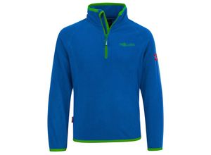 4260274479759 - TROLLKIDS - Fleece-Pullover KIDS NORDLAND in medium blue green Gr92