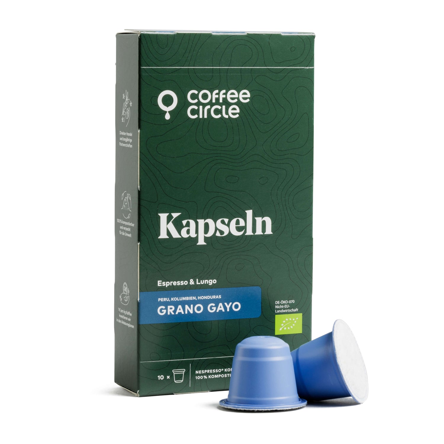 4260275187516 - Kaffeekapseln Grano Gayo - Einzelpackung bio