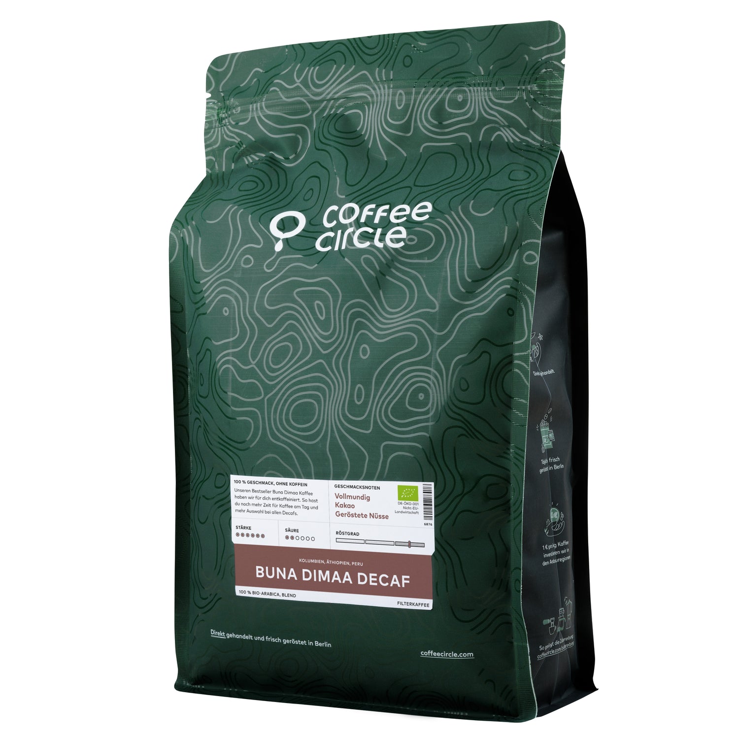 4260275188247 - Buna Dimaa Decaf Kaffee bio 1 kg Gemahlen 4260275188247 - Buna Dimaa Decaf Kaffee bio 1 kg Gemahlen