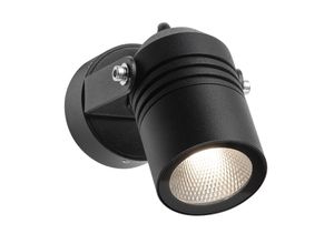 4260277681814 - LED-Wandanbauleuchte 6W 3000K 806lm sw Konv 1LED Glklar IP65 5019 - LCD