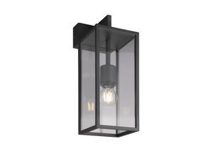 4260277682217 - Wandleuchte in Graphit E27 IP54 - black - LCD