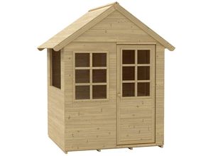 4260280777825 - Holz Spielhaus Holla Natur 915x985x140 cm - natur - Westmann