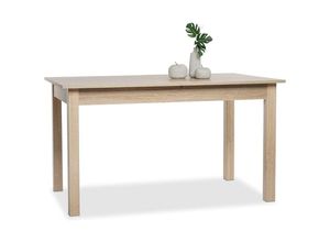 4260281753514 - - Tisch Esszimmertisch Küchentisch Coburg Eiche sägerau Nb 120 x 70 cm ausziehb