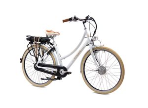 4260282070443 - E-Classic E Bike Damen Fahrrad 28 Zoll Pedelec 155 - 175 cm retro Elektrofahrrad