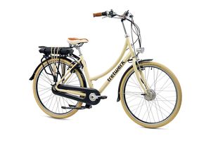 4260282070559 - Aurora E Bike Damen 28 Zoll Elektrofahrrad 165 - 185 cm retro Hollandrad E Damenfahrrad