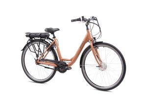 4260282070849 - Cloud E Bike Damen 28 Zoll Elektrofahrrad 155 - 175 cm retro Damenfahrrad mit Nabenschaltung