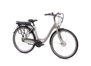 4260282071037 - Cloud E Bike Damen 28 Zoll Elektrofahrrad 155 - 175 cm retro Damenfahrrad mit Nabenschaltung