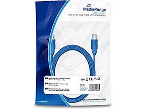 4260283116485 - Usb Kabel a - a St Bu 3m blau verl USB30 (MRCS145) - Mediarange