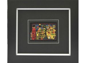 4260286493842 - Kunstdruck HUNDERTWASSER (BH 43x3850 cm) BH 43x3850 cm bunt Bild Gemälde Wandbild 4260286493842 - Kunstdruck HUNDERTWASSER (BH 43x3850 cm) BH 43x3850 cm bunt Bild Gemälde Wandbild