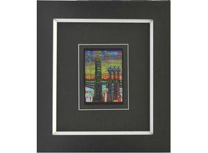 4260286493897 - Kunstdruck HUNDERTWASSER (BH 43x3850 cm) BH 43x3850 cm bunt Bild Gemälde Wandbild