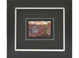 4260286494023 - Kunstdruck HUNDERTWASSER (BH 43x3850 cm) BH 43x3850 cm bunt Bild Gemälde Wandbild