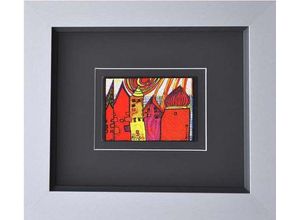 4260286494290 - Kunstdruck HUNDERTWASSER (BH 43x3850 cm) BH 43x3850 cm bunt Bild Gemälde Wandbild