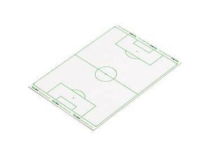 4260291141172 - Taktiktafel Taktiboard Soccer für Fußball selbsthaftend beschriftbar trocken abwischbar B 210 x H 148 mm beschichtete Pappe transparent