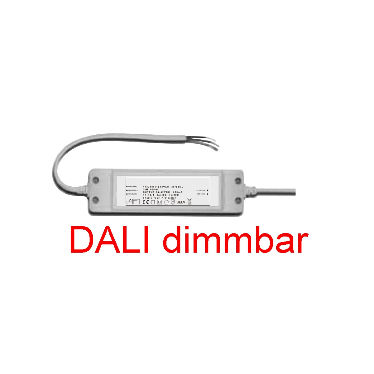 4260293197061 - 48501 - LED Netzteil DALI dimmbar für 18 W LED Panel