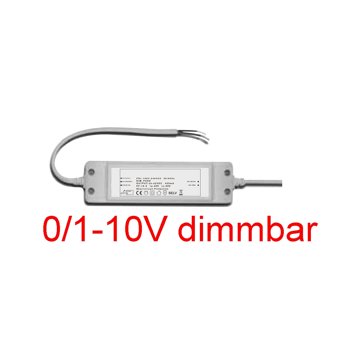 4260293197078 - LED Netzteil 0 1-10V dimmbar für LED Panel 36 Watt