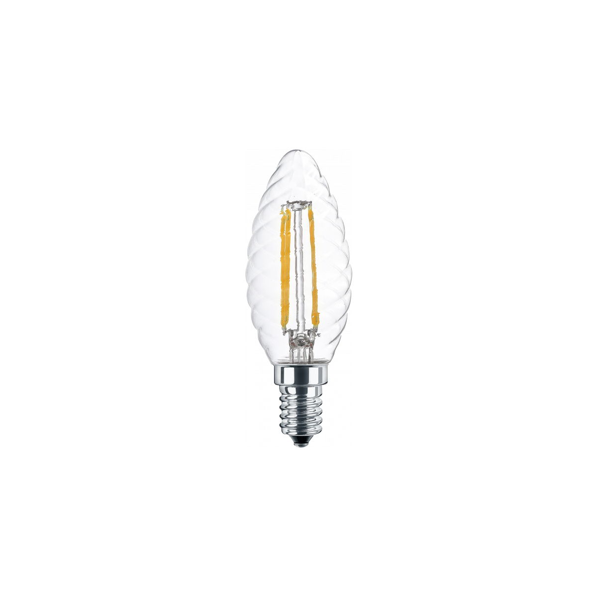 4260293202604 - LED-Lampe 49086 Kerze Filament E14 eek f 45 w 470 lm 2700 k gedreht - Blulaxa