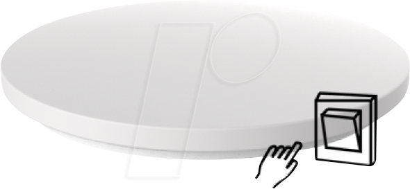 4260293202659 - LED-Deckenleuchte Aina-L rund 24 w 2000 lm 3000 k 330 mm SwitchDIM - Blulaxa