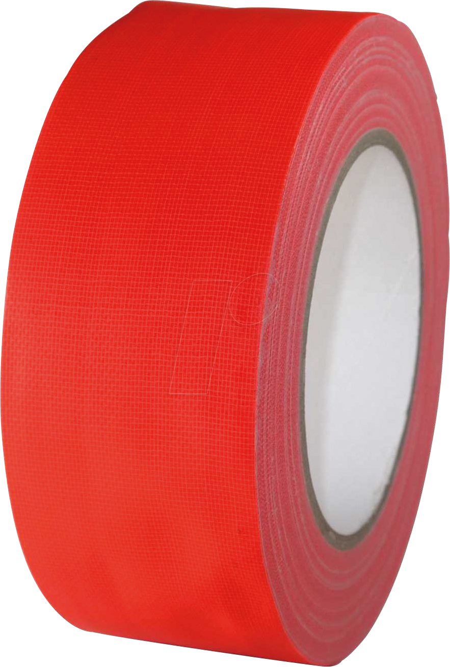 4260293780638 - DUCT NO2550 - Gewebe Reparatur- und Warnband Neon-Orange 50mm x 25m