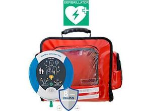 4260301056939 - Erste-Hilfe-Wandtasche MedX5 mit Defibrillator SAM350P & Befüllung nach DIN 13157