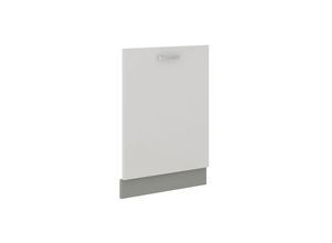 4260304595145 - Frontblende Geschirrspüler vollintegriert 60 cm Weiß Hochglanz Küche Bianca Grey 4260304595145 - Frontblende Geschirrspüler vollintegriert 60 cm Weiß Hochglanz Küche Bianca Grey