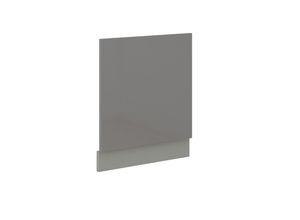 4260304595558 - Frontblende Geschirrspüler integriert 60 cm Grau Hochglanz Küche Grey Bianca 4260304595558 - Frontblende Geschirrspüler integriert 60 cm Grau Hochglanz Küche Grey Bianca