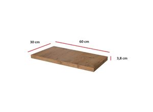 4260304599389 - Arbeitsplatte 30 cm 38 mm Küchenzeile Küchenblock Eiche Lancelot Küche Vigo 4260304599389 - Arbeitsplatte 30 cm 38 mm Küchenzeile Küchenblock Eiche Lancelot Küche Vigo