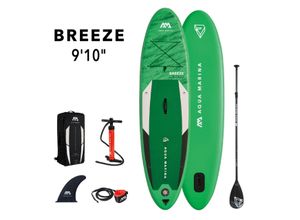 4260307168230 - Aqua Marina All-Around SUP Board mit Reißverschlussrucksack Double Action-Pumpe LIQUID AIR Paddel Einschub-Mittelfinne Sicherheitsleine - versch Ausführungen