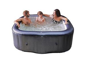 4260307169213 - MSpa PureHaven aufblasbarer Whirlpool 185x185x68 cm für 6 Personen selbstreinigend inkl Filterkatuschen und Abdeckung - versch Ausführungen