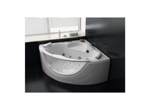 4260307169510 - Whirlpool 150x150 cm elegantes Design Heizung Lichttherapie Soundsystem Reinigungsprogramm Bluetooth