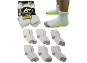 4260307169916 - Athletech 6 Paar Thermo Socken für Kinder 3-5 Jahre mit Bündchen bis Gr 34