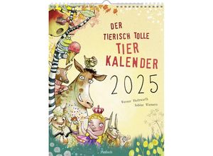 4260308345166 - Wandkalender 2025 Der tierisch tolle Tierkalender