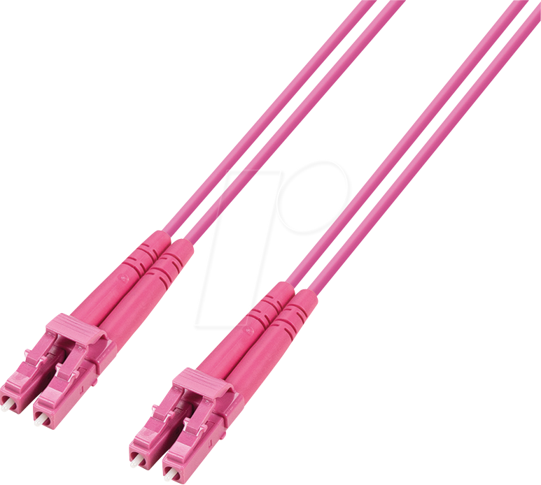 4260310268194 - TTL 61555D-20M4 - LWL Kabel LC   LC Duplex 50 125µ OM4 violett 2 m