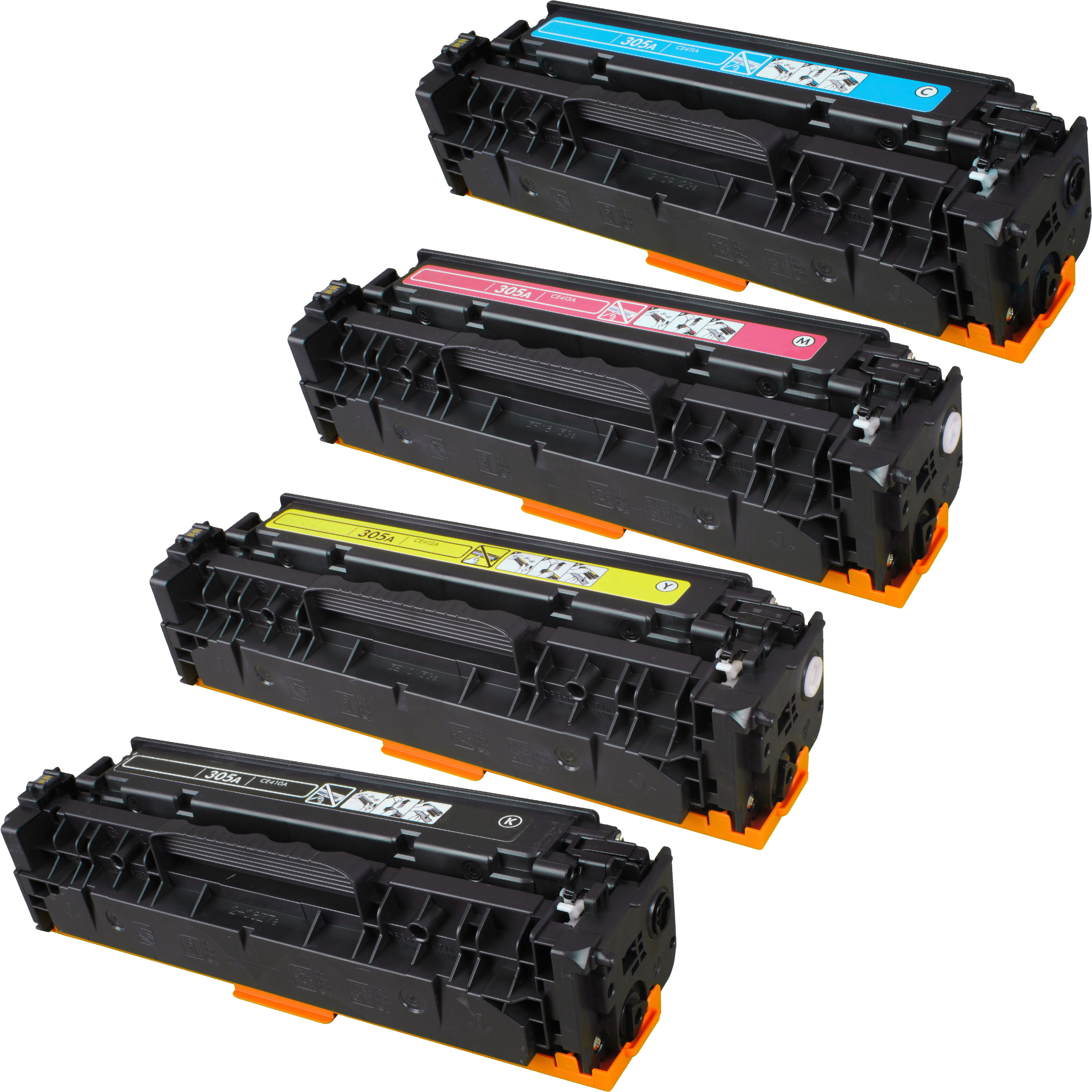 4260311521311 - 4 Toner ersetzt HP CE410X+11A-13A  4-farbig